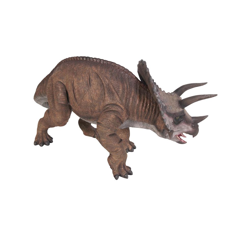 Triceratops Scaled Dinosaur Statue