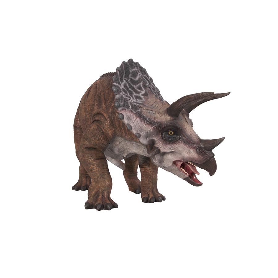 Triceratops Scaled Dinosaur Statue