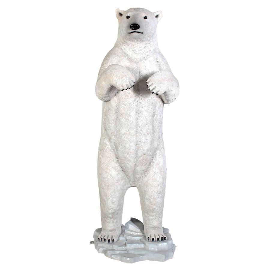 Massive Arctic Polar Bear Garden Statue