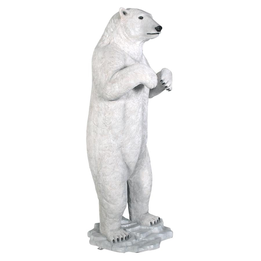 Massive Arctic Polar Bear Garden Statue