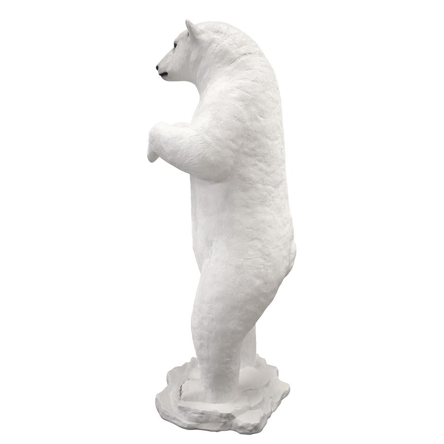 Massive Arctic Polar Bear Garden Statue