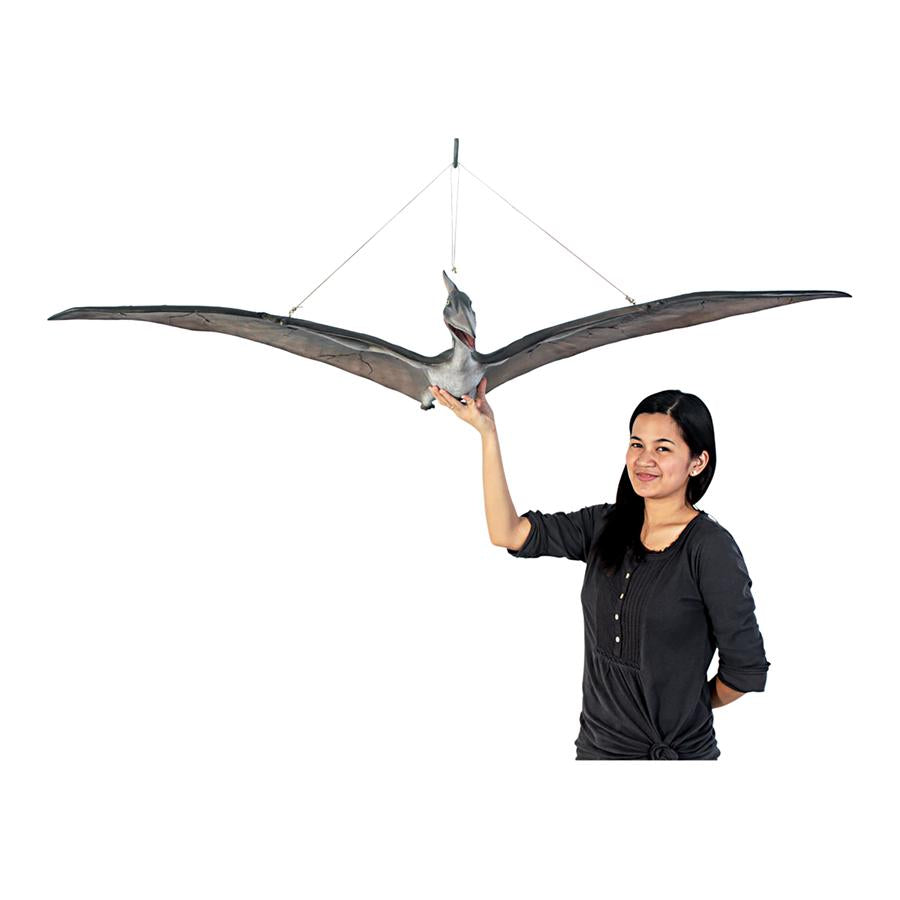 Pteranodon Scaled Dinosaur Hanging Statue