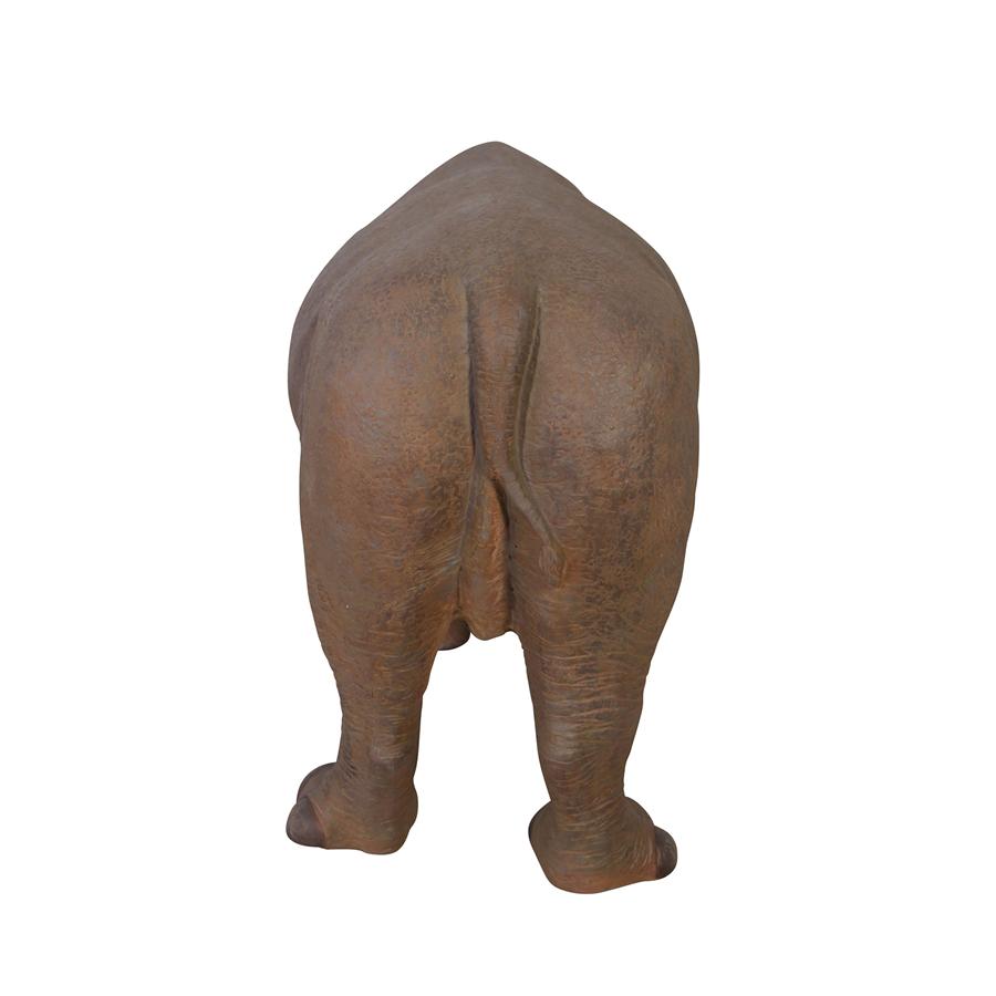 Grand-Scale Rhinoceros Statue