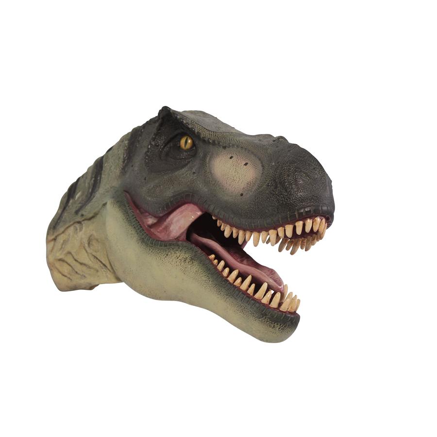 Scaled Tyrannosaurus Rex Dinosaur Wall Trophy