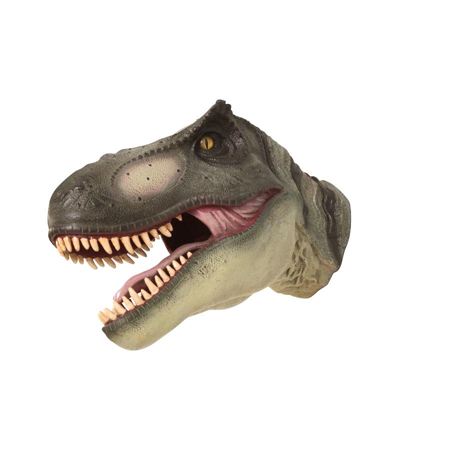 Scaled Tyrannosaurus Rex Dinosaur Wall Trophy