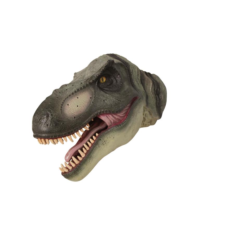 Scaled Tyrannosaurus Rex Dinosaur Wall Trophy