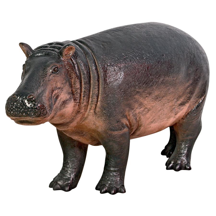 Bobo the Baby Hippo Garden Statue