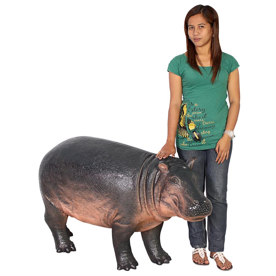 Bobo the Baby Hippo Garden Statue