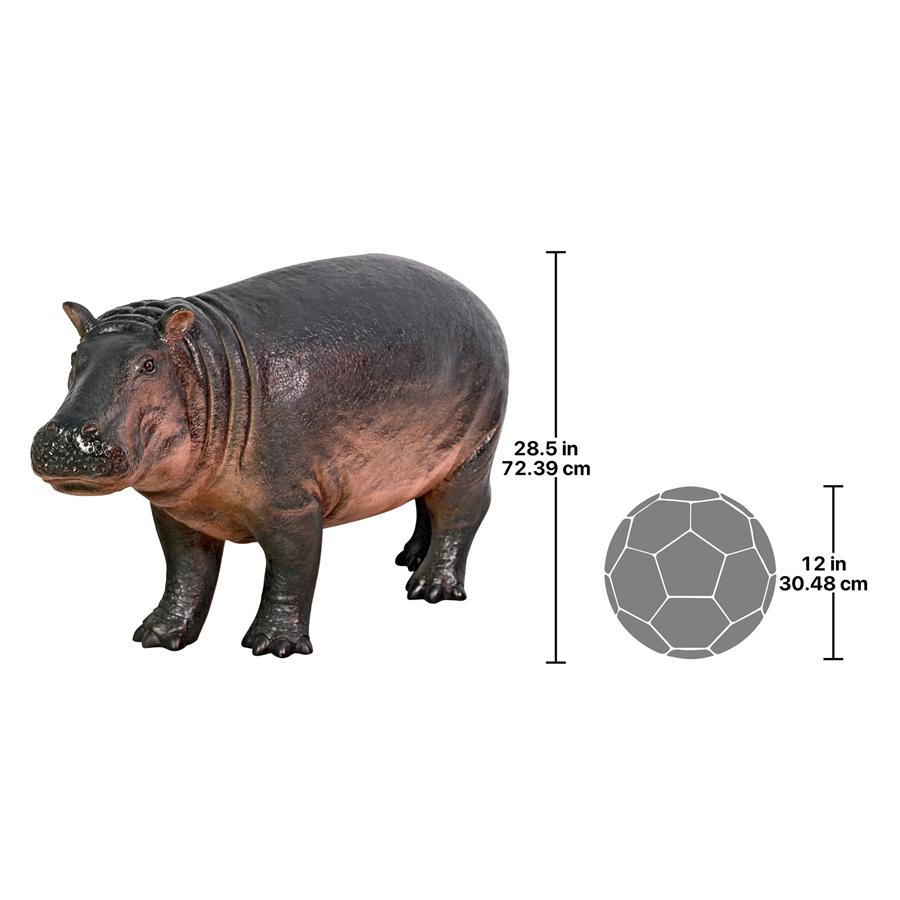 Bobo the Baby Hippo Garden Statue