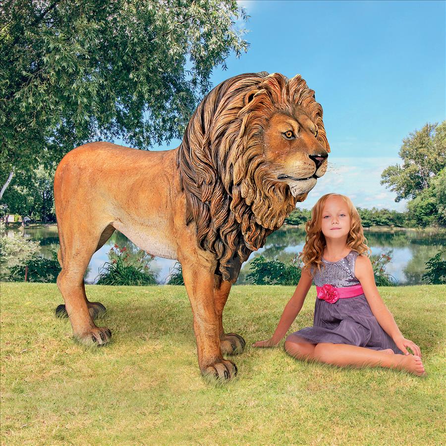 Life-Size "King of the Lions" Statue