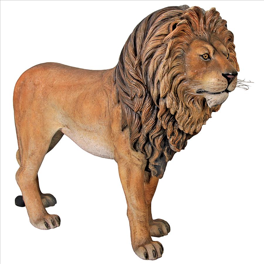 Life-Size "King of the Lions" Statue