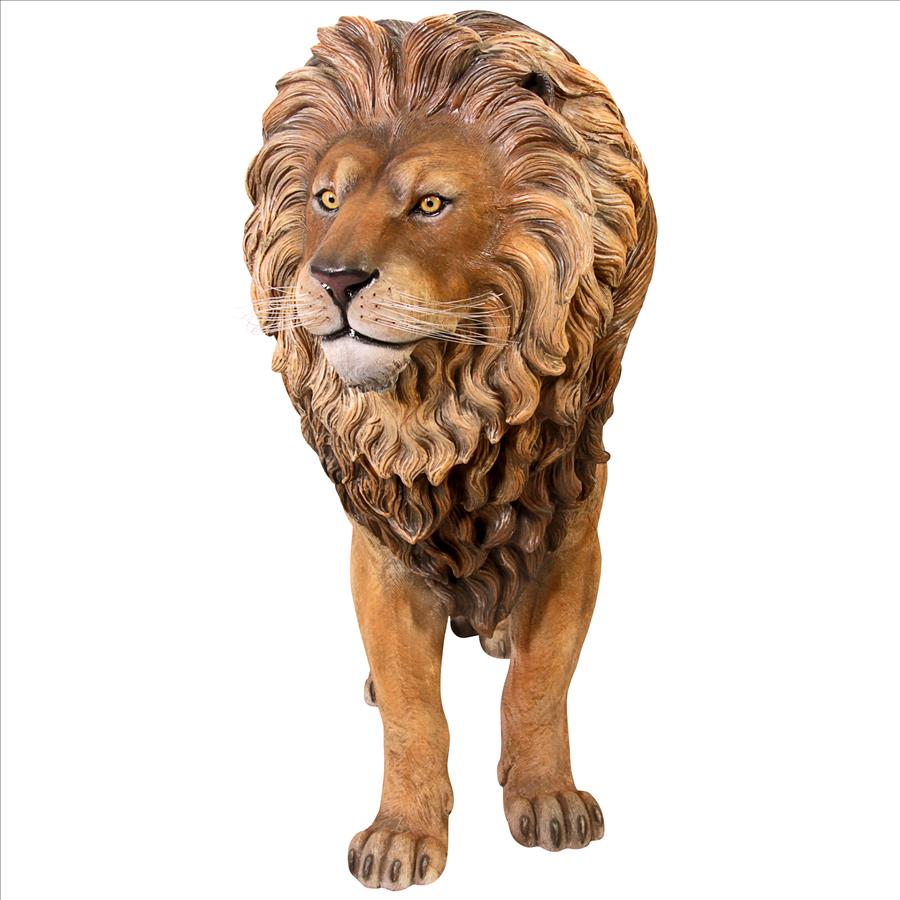 Life-Size "King of the Lions" Statue