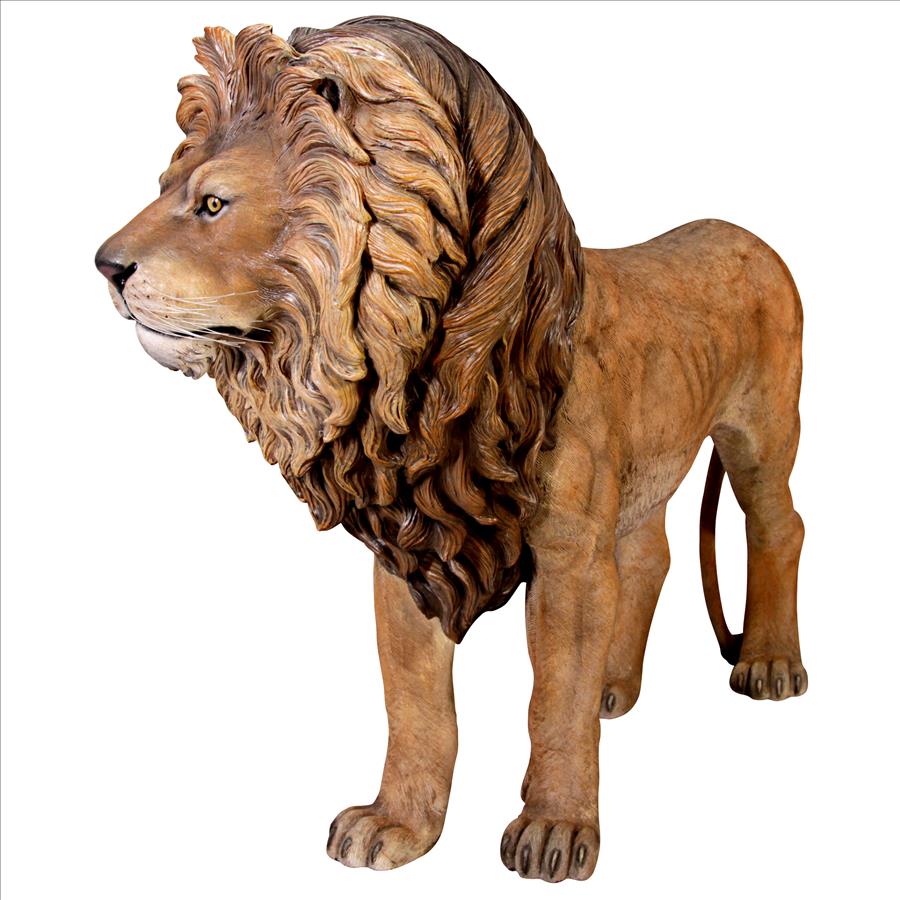 Life-Size "King of the Lions" Statue