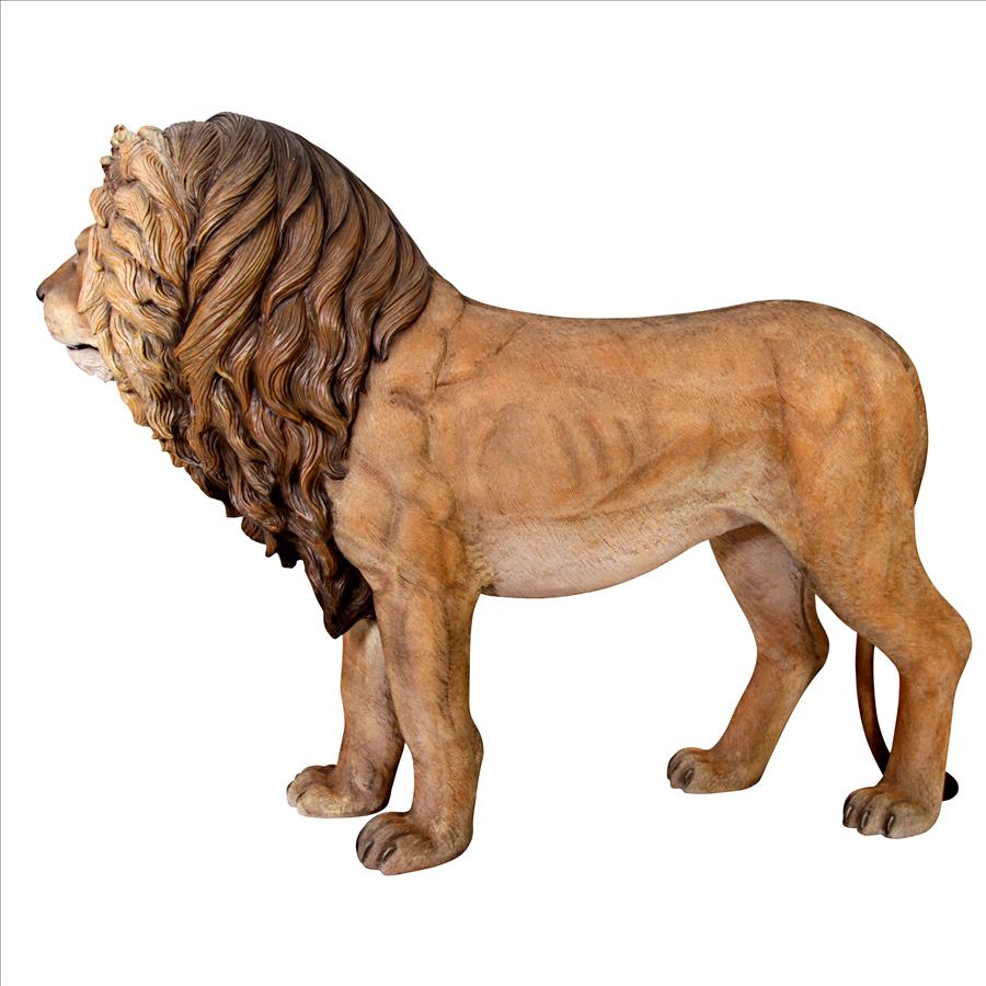 Life-Size "King of the Lions" Statue