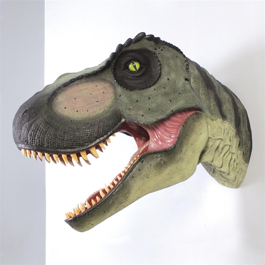 Giant Tyrannosaurus Rex Dinosaur Wall Trophy