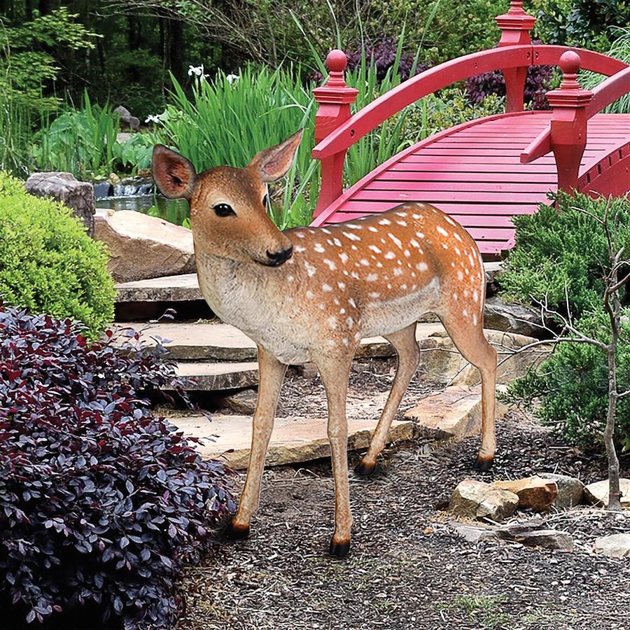 Spotted Deer, Forest Fawn Garden Statue