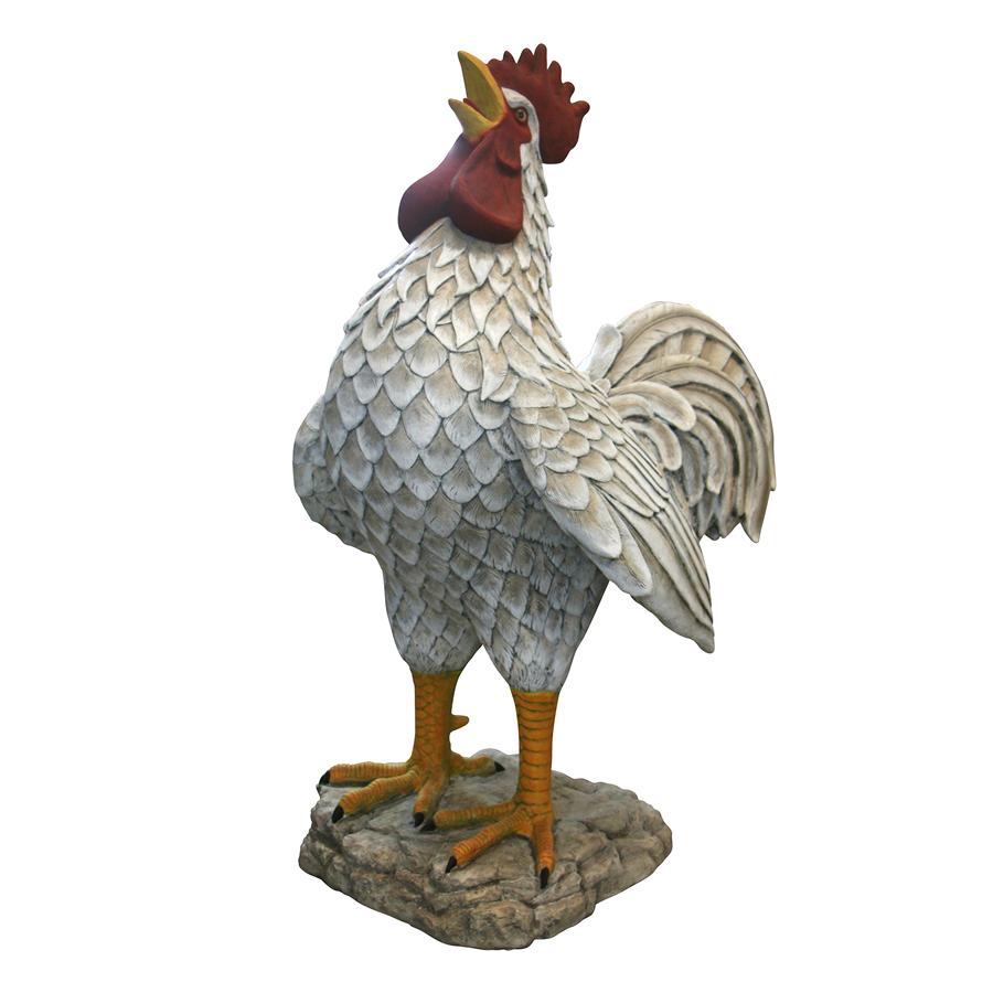 Cock-a-doodle-do, Giant Roadside Rooster Garden Statue