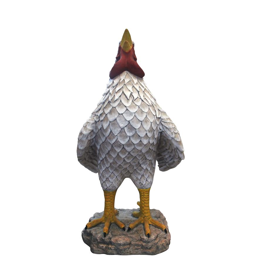 Cock-a-doodle-do, Giant Roadside Rooster Garden Statue