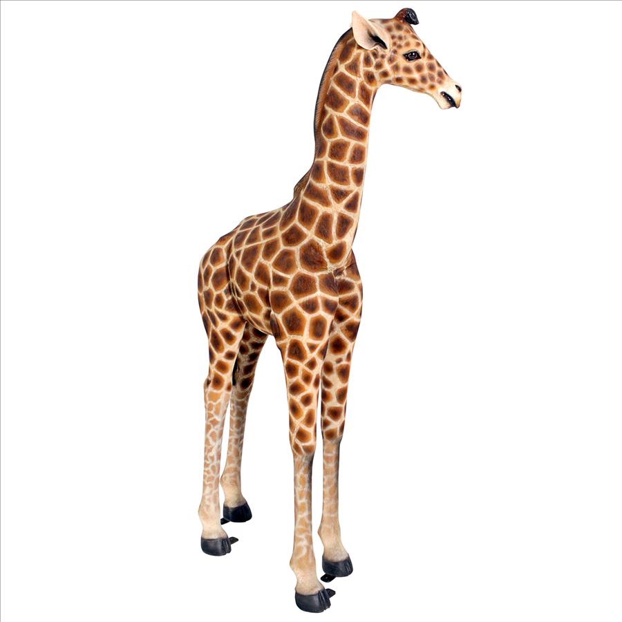 Baako Grand Scale Baby Giraffe Garden Statue