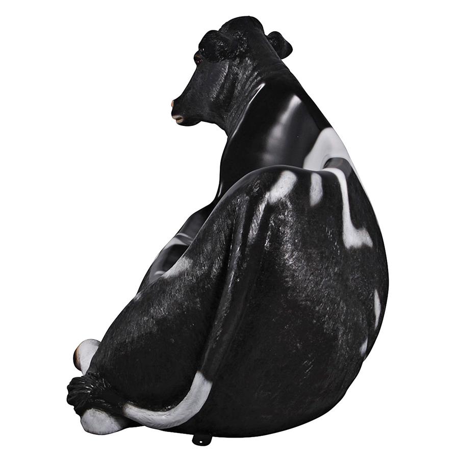 Cowch Holstein Cow Photo Op Sculptural Bench