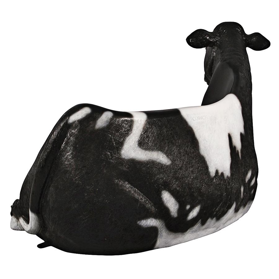 Cowch Holstein Cow Photo Op Sculptural Bench