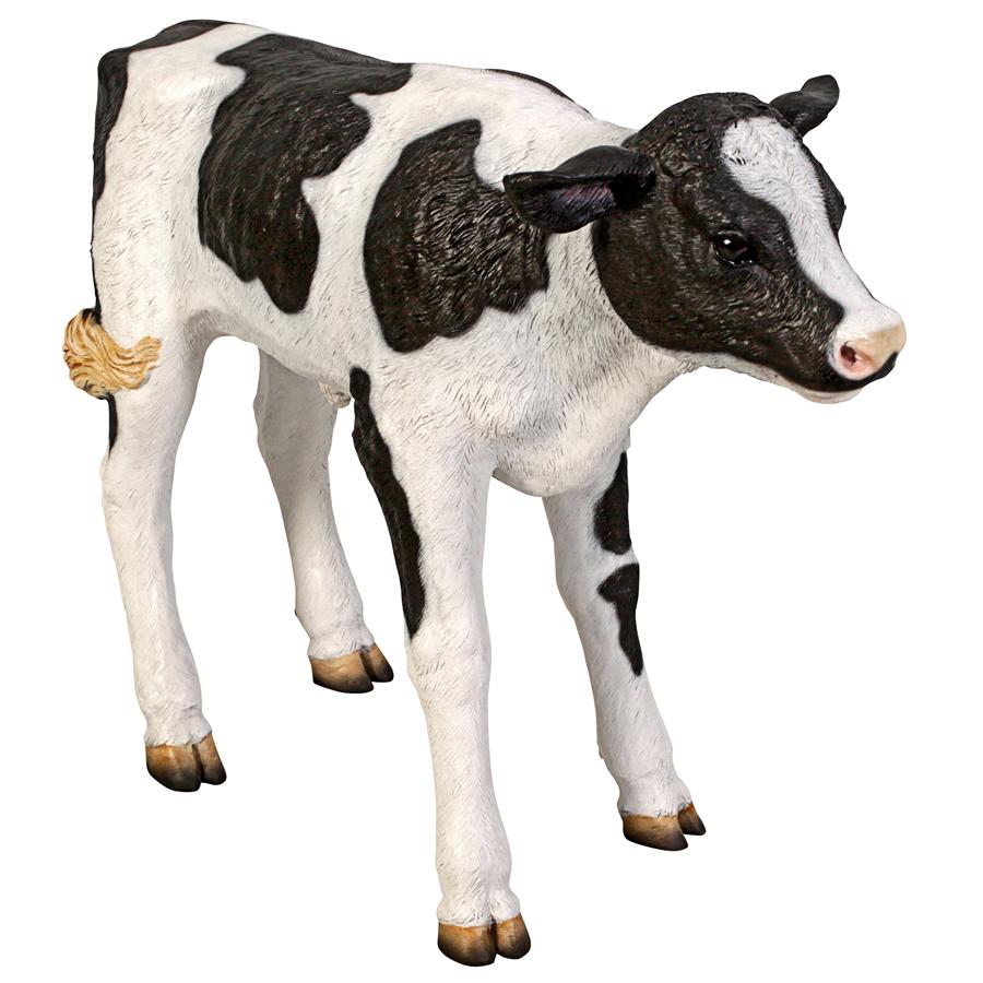 Buttercup, the Life-Size Holstein Calf Dairy Cow Statue