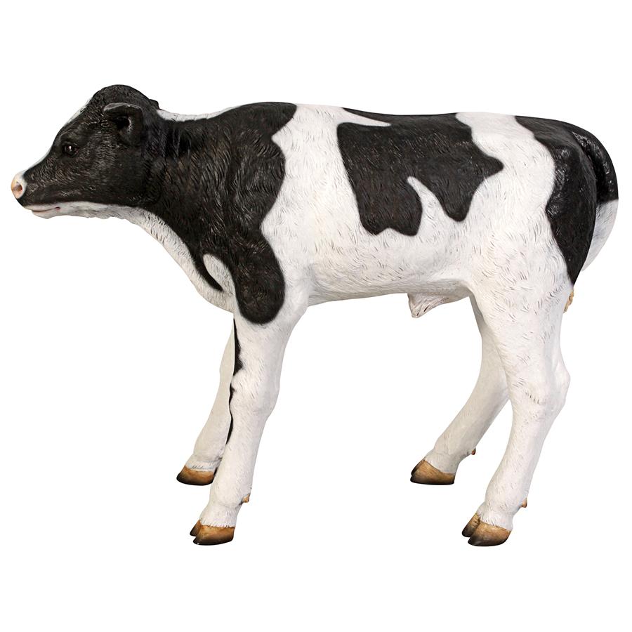 Buttercup, the Life-Size Holstein Calf Dairy Cow Statue