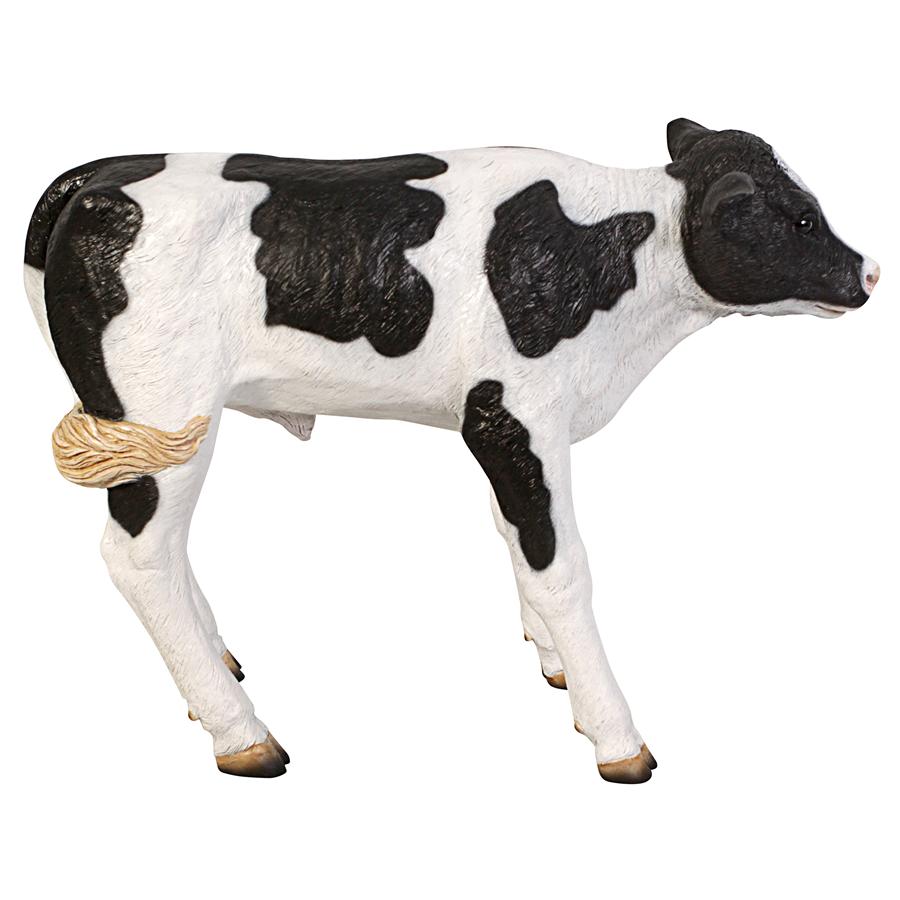 Buttercup, the Life-Size Holstein Calf Dairy Cow Statue