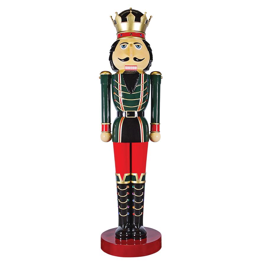 Super-Scaled Holiday Nutcracker Statue