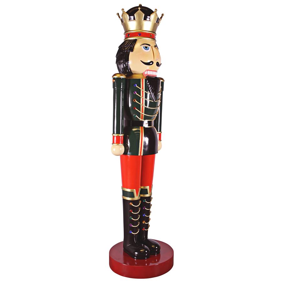 Super-Scaled Holiday Nutcracker Statue