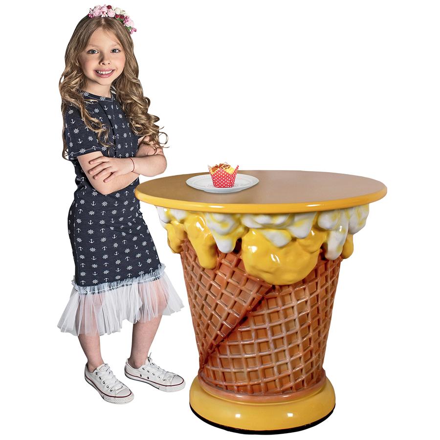 Ice Cream Parlor Sculptural Table