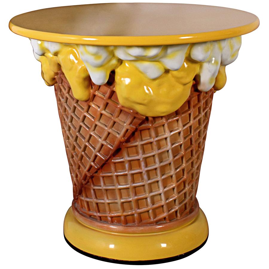 Ice Cream Parlor Sculptural Table