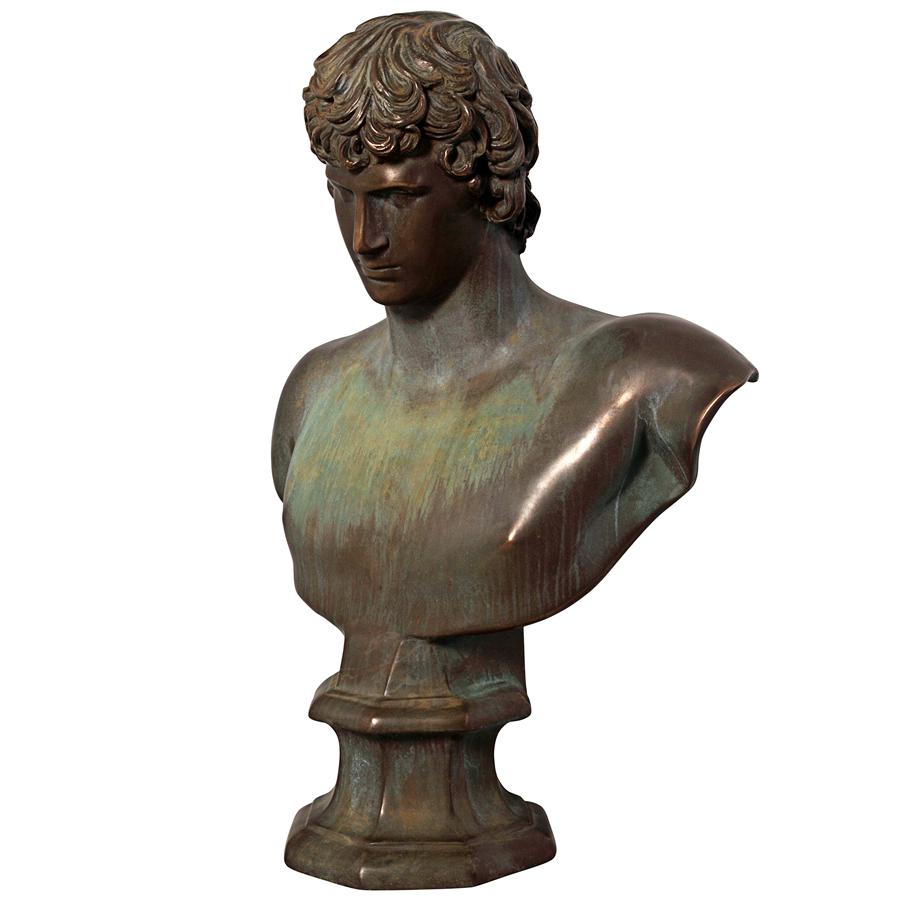 Antinous, Beloved of Roman Emperor Hadrian Bust Statue