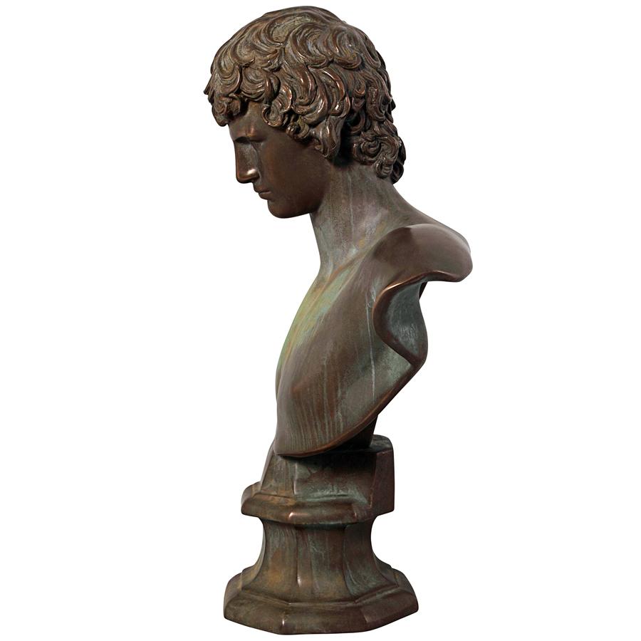 Antinous, Beloved of Roman Emperor Hadrian Bust Statue