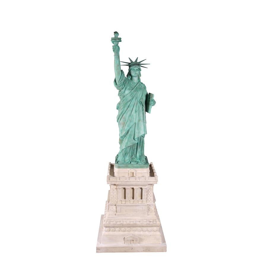 Liberty Enlightening the World Grand-Scale Statue on Pedestal