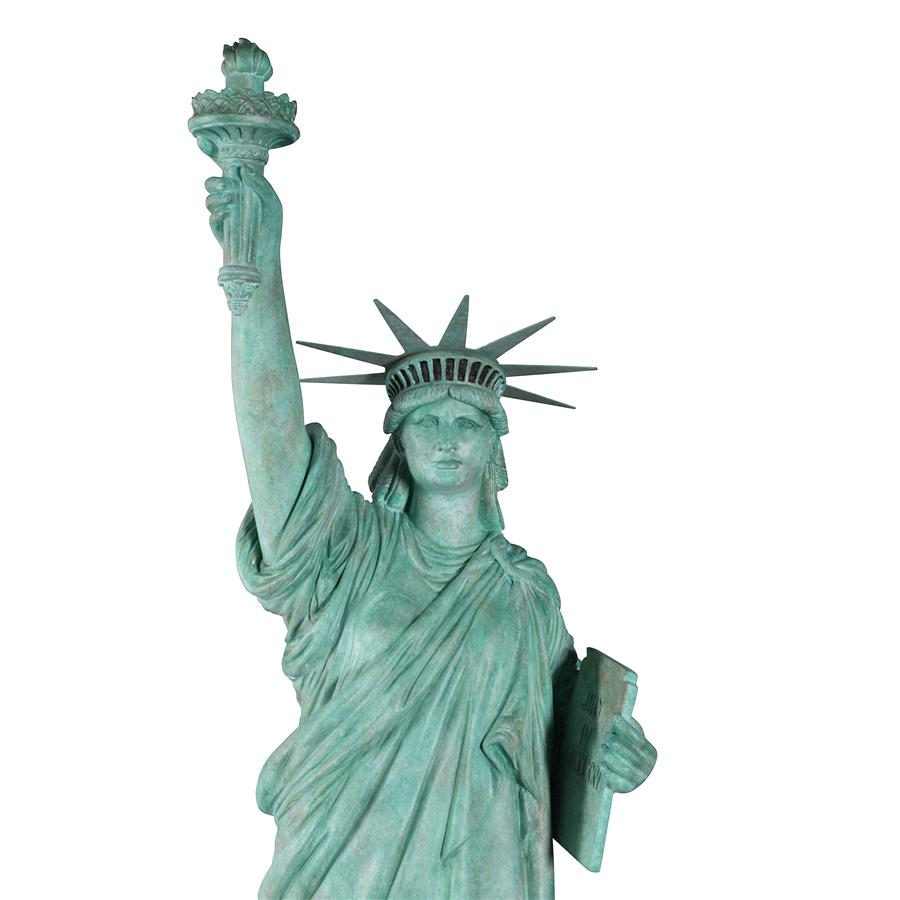 Liberty Enlightening the World Grand-Scale Statue on Pedestal