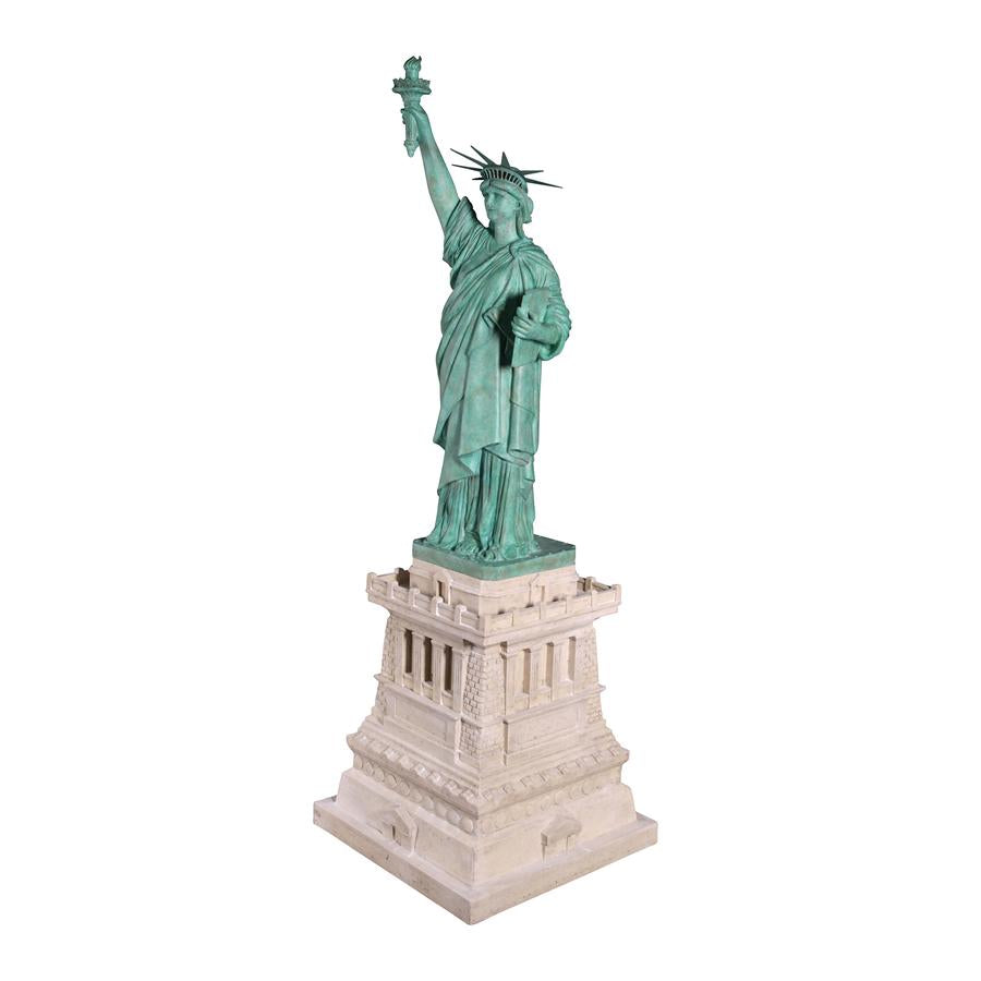 Liberty Enlightening the World Grand-Scale Statue on Pedestal