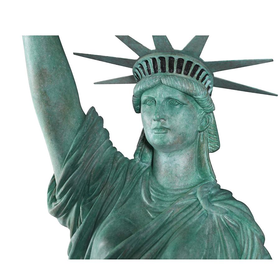 Liberty Enlightening the World Grand-Scale Statue on Pedestal