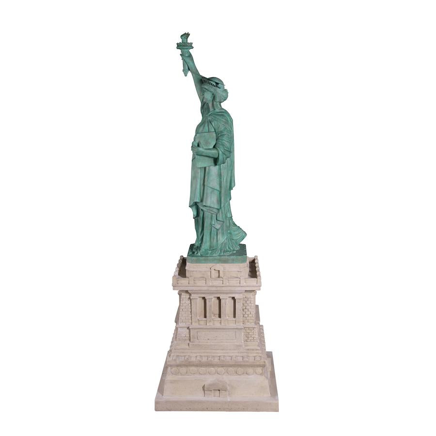 Liberty Enlightening the World Grand-Scale Statue on Pedestal