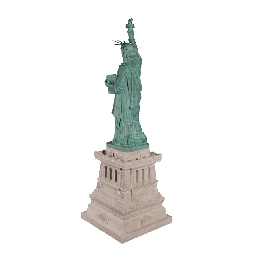 Liberty Enlightening the World Grand-Scale Statue on Pedestal