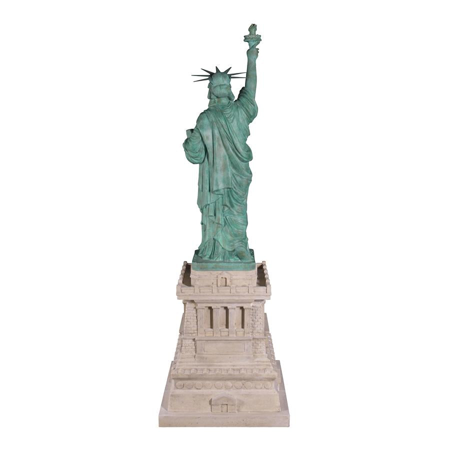 Liberty Enlightening the World Grand-Scale Statue on Pedestal