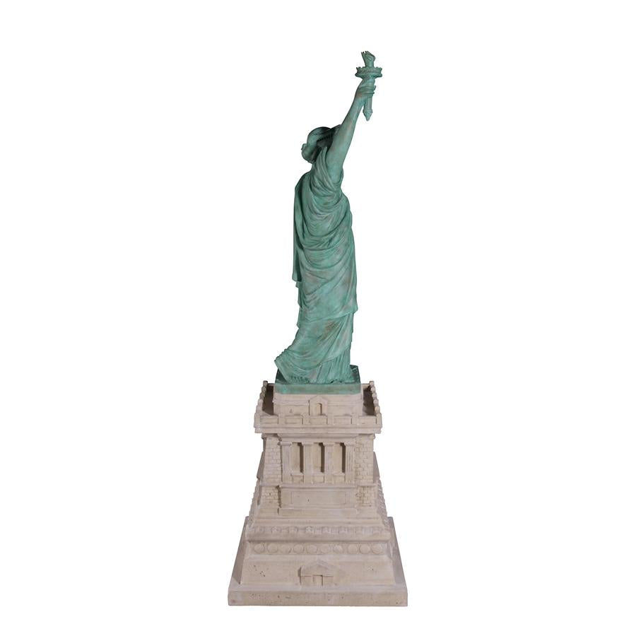 Liberty Enlightening the World Grand-Scale Statue on Pedestal