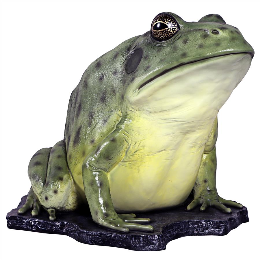 Great Green Barred Frog Statue