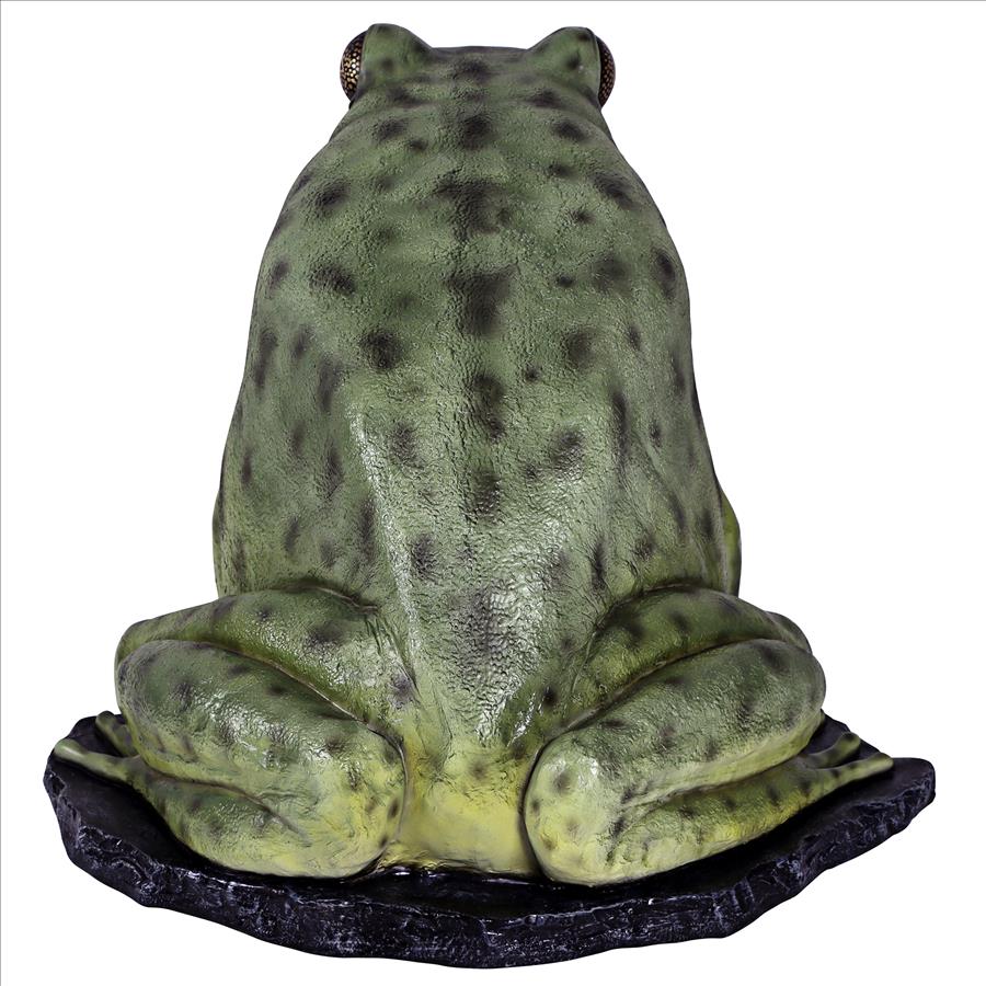 Great Green Barred Frog Statue