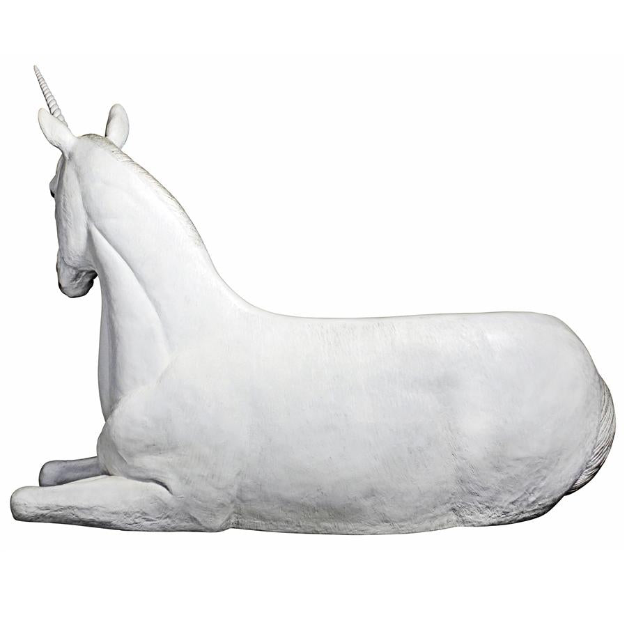 Mystical Horned Unicorn Photo Op Sculptural Bench