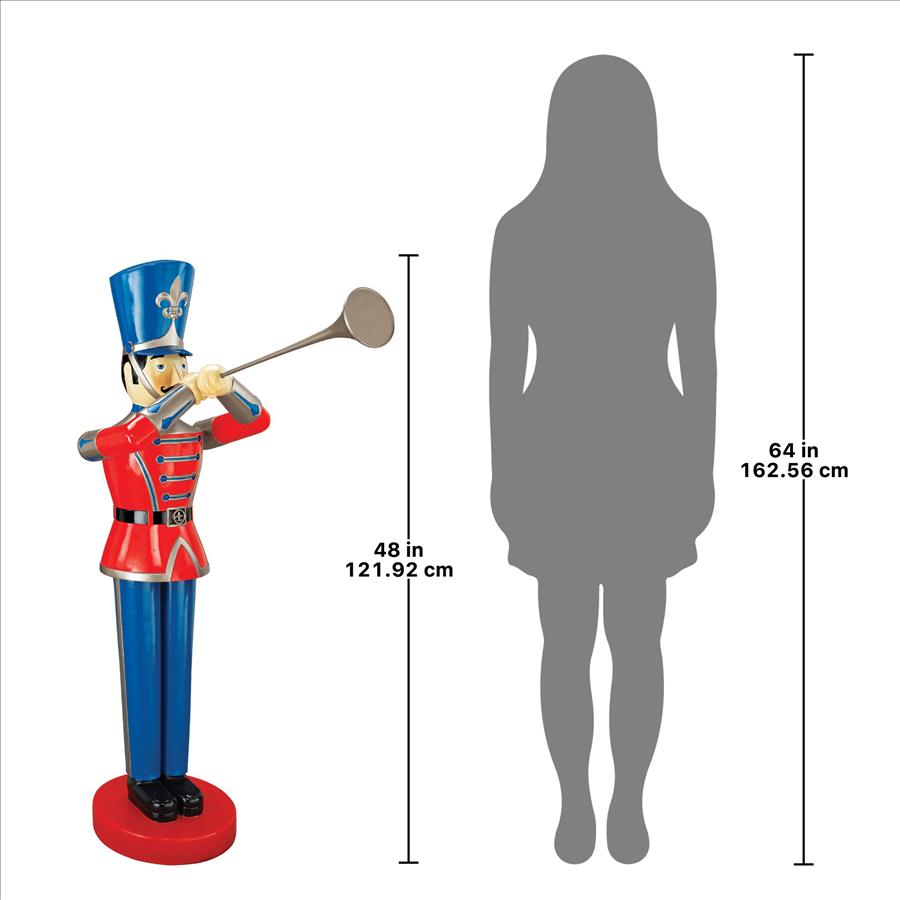 Trumpeting Soldier Statue: Medium (Each)