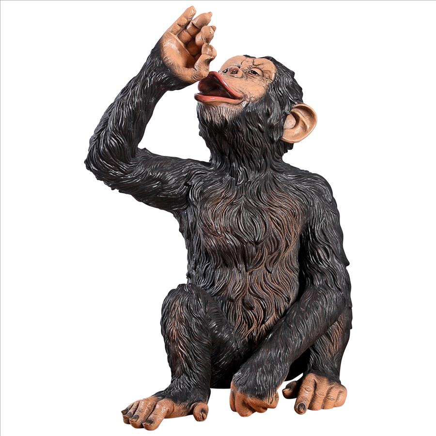 Anisetta Liqueur Drinking Monkey Statue