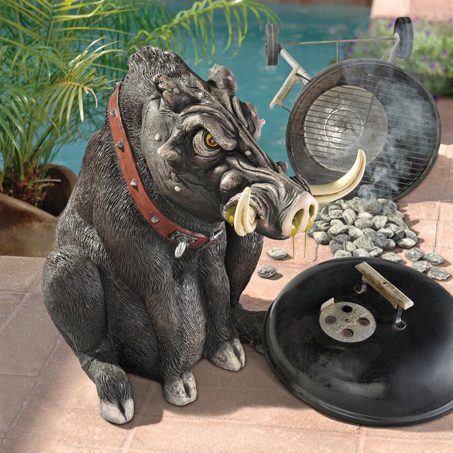 Bad Intentions Giant Warthog Garden Statue