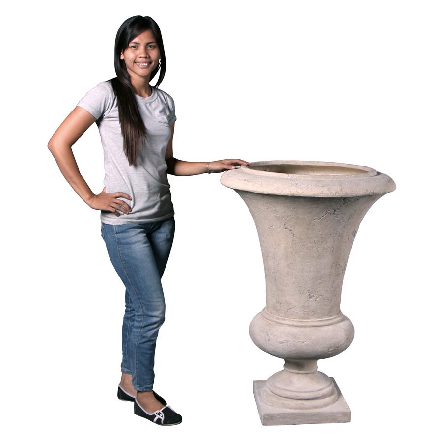 Viennese Architectural Garden Urn: Large