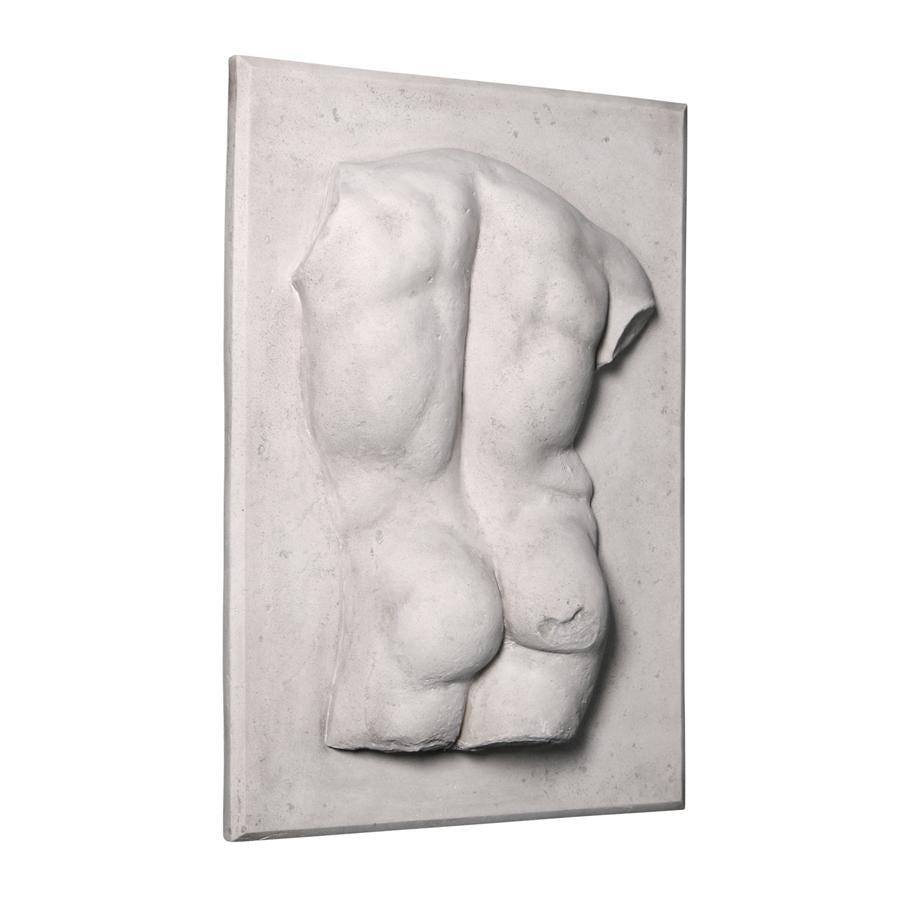 Proper Back Classic Greek Torso Wall Sculpture